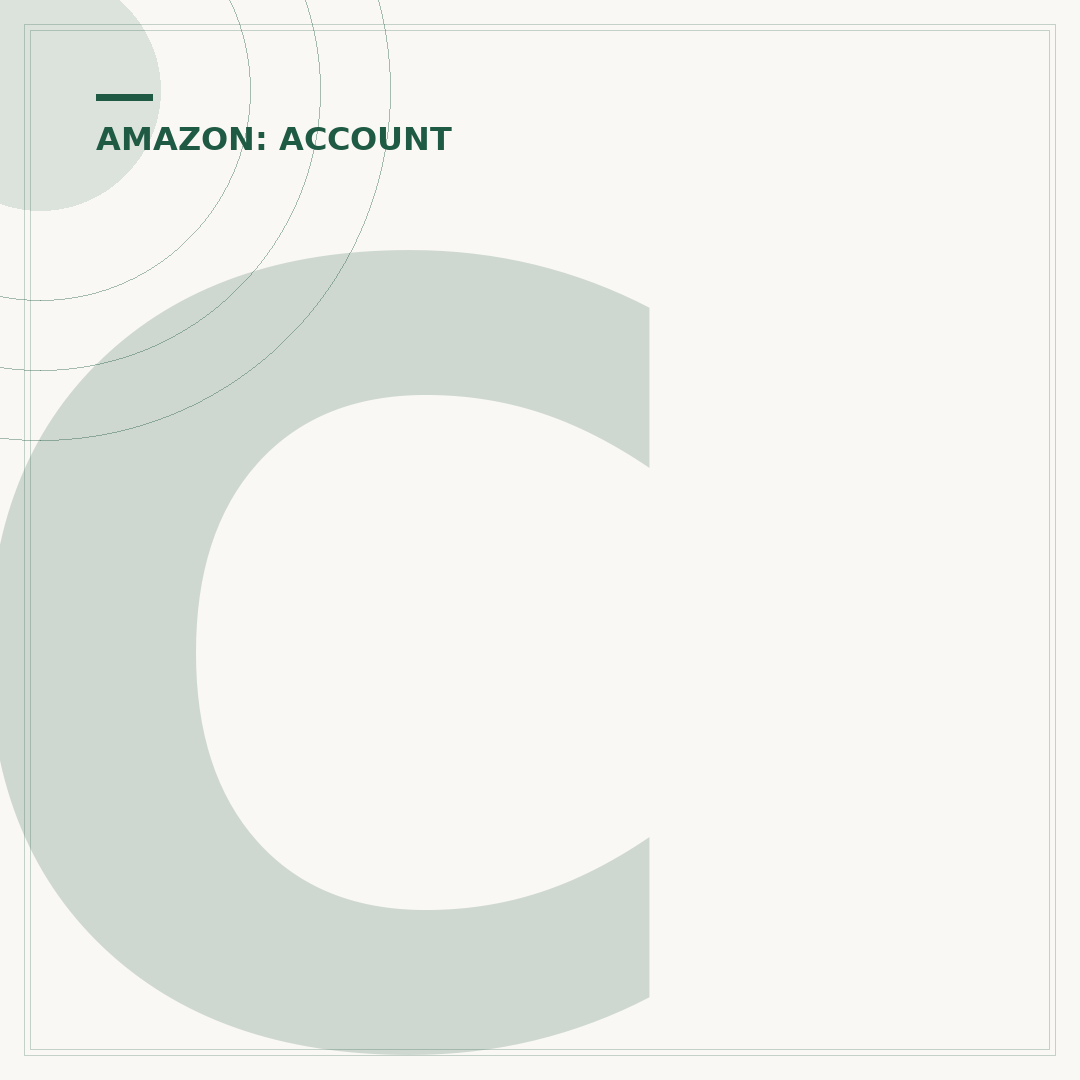 Create Your Amazon Account