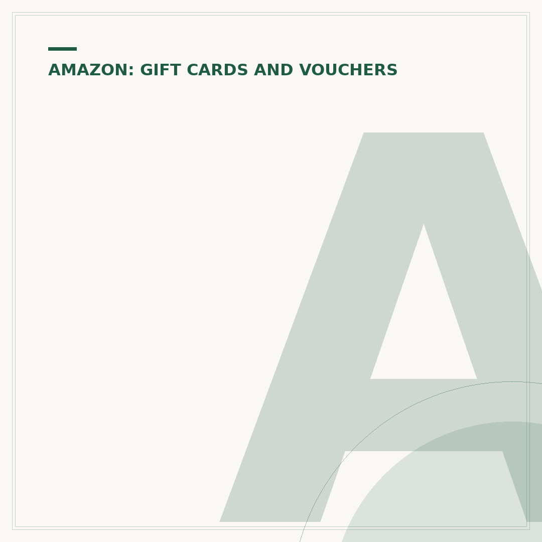 Amazon e Gift Card UK: Buying, Redeeming & Options