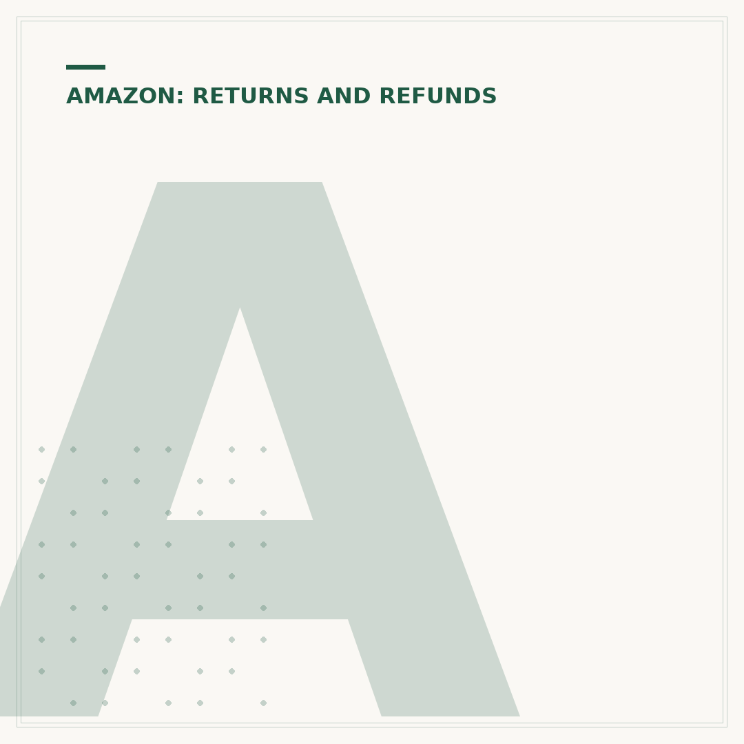 Amazon FBM Return Rules Explained
