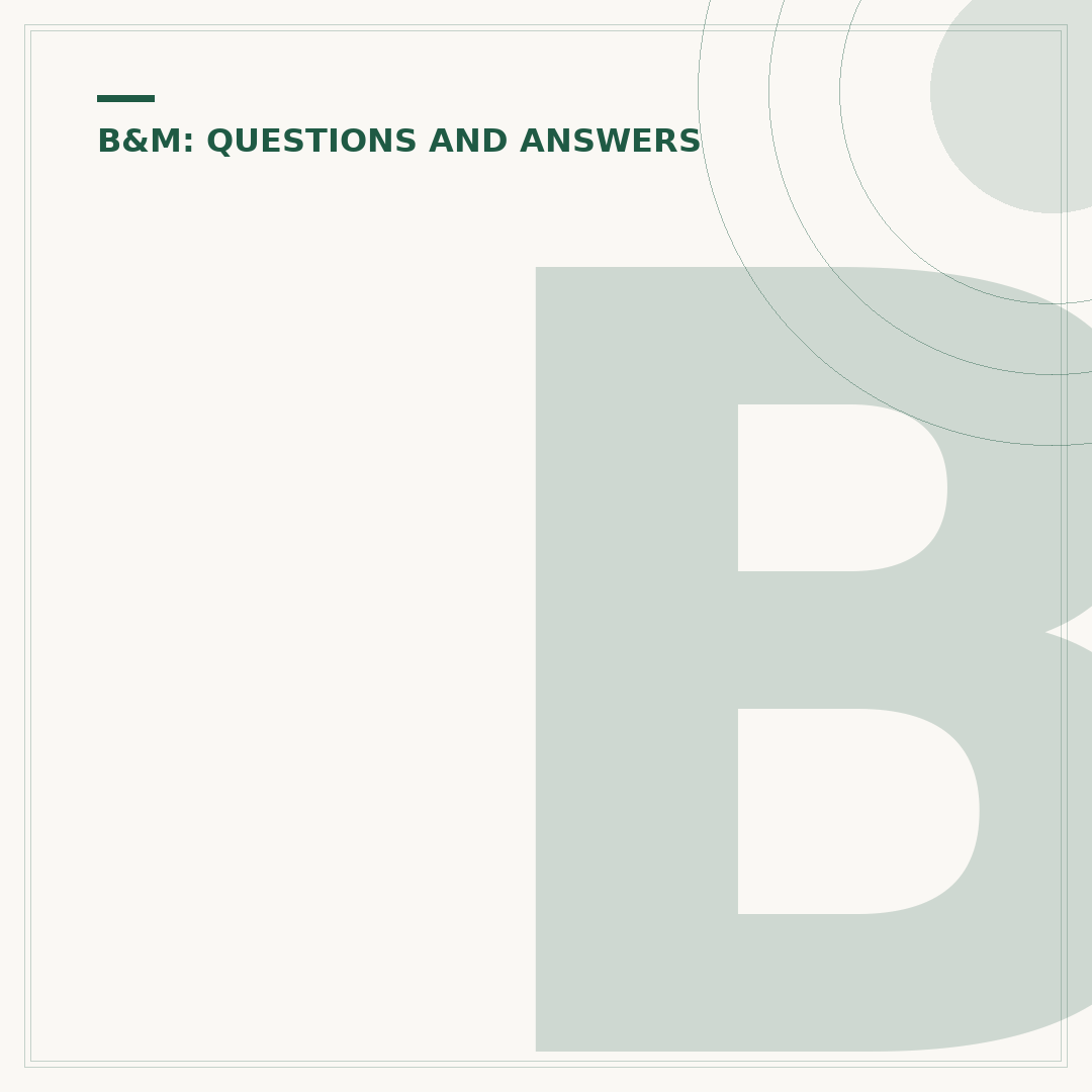 B&M Returns Policy