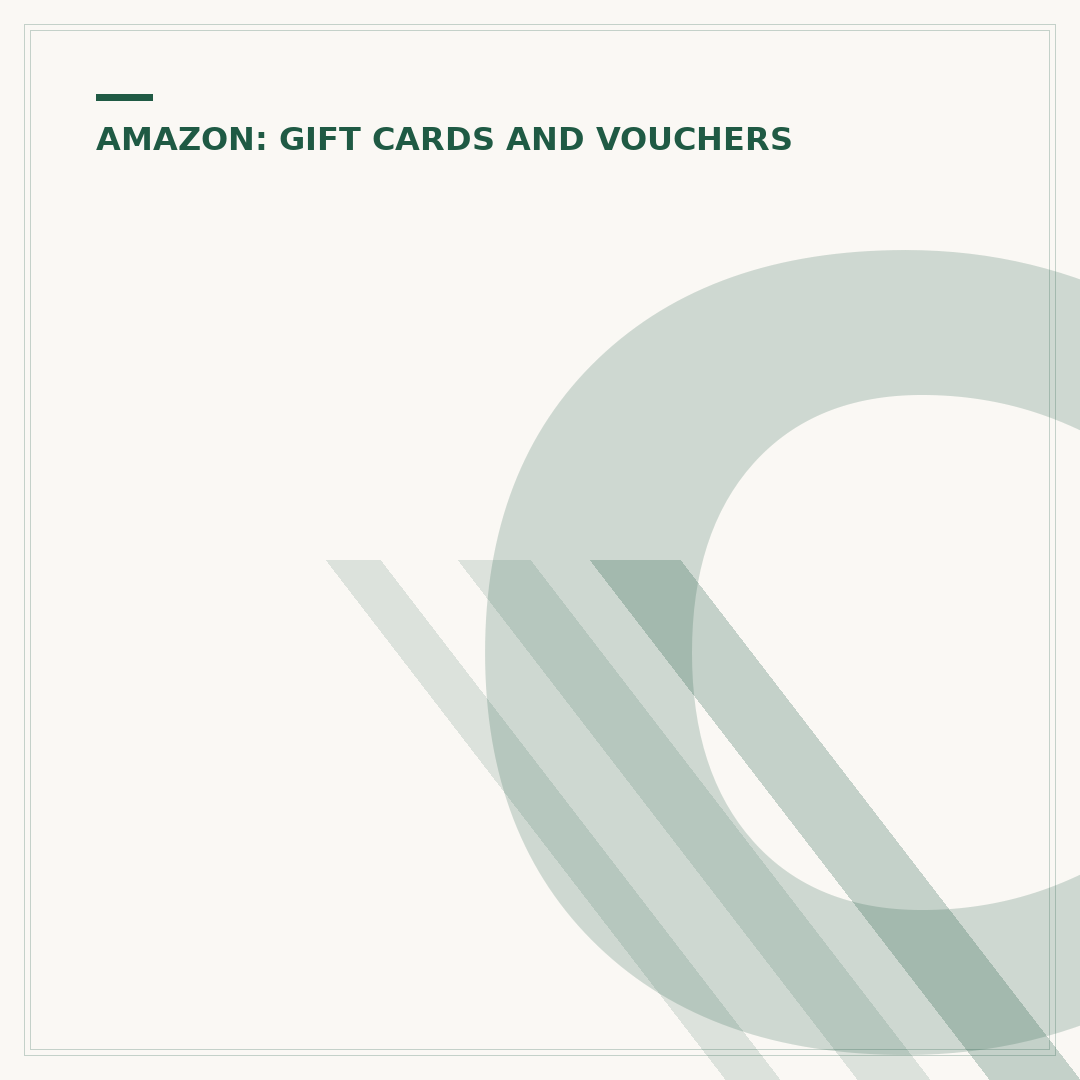 Cash Back on Amazon Gift Cards