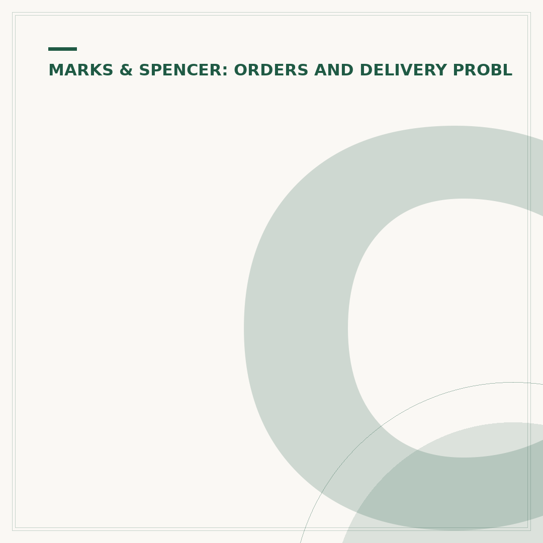 Complain to Marks and Spencer Food