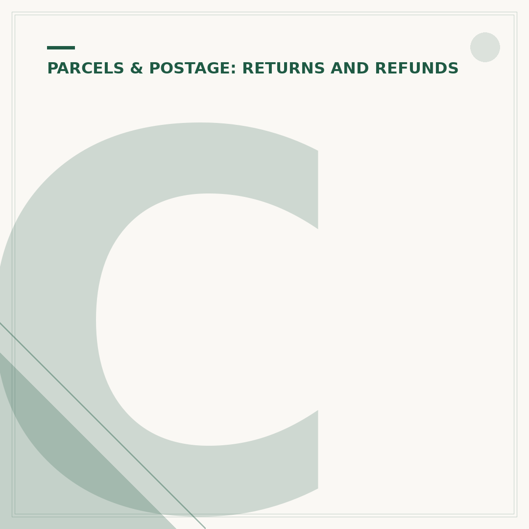 Choosing a Container for Return Postage