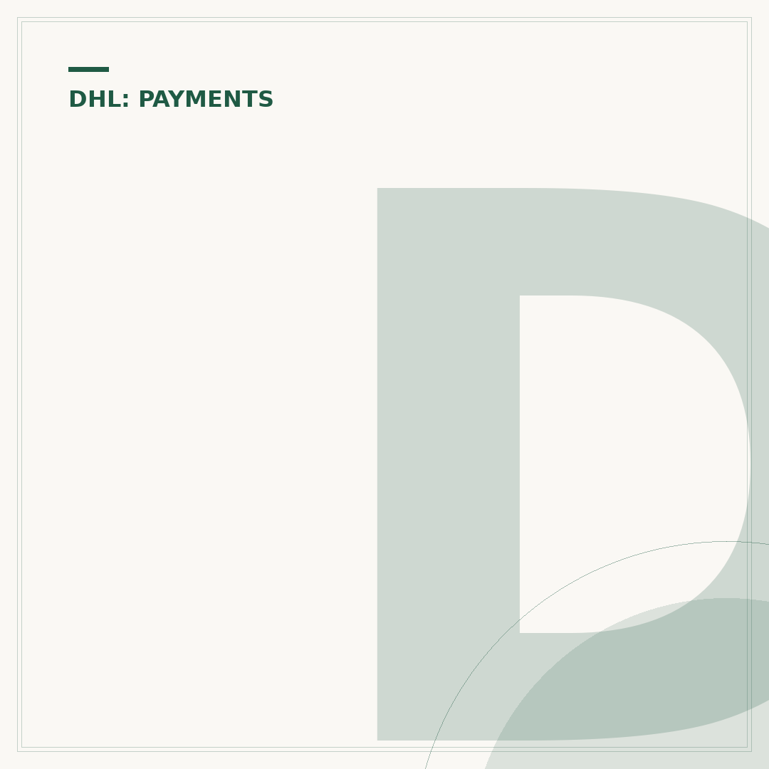 DHL Express Payments: Options and How to Pay