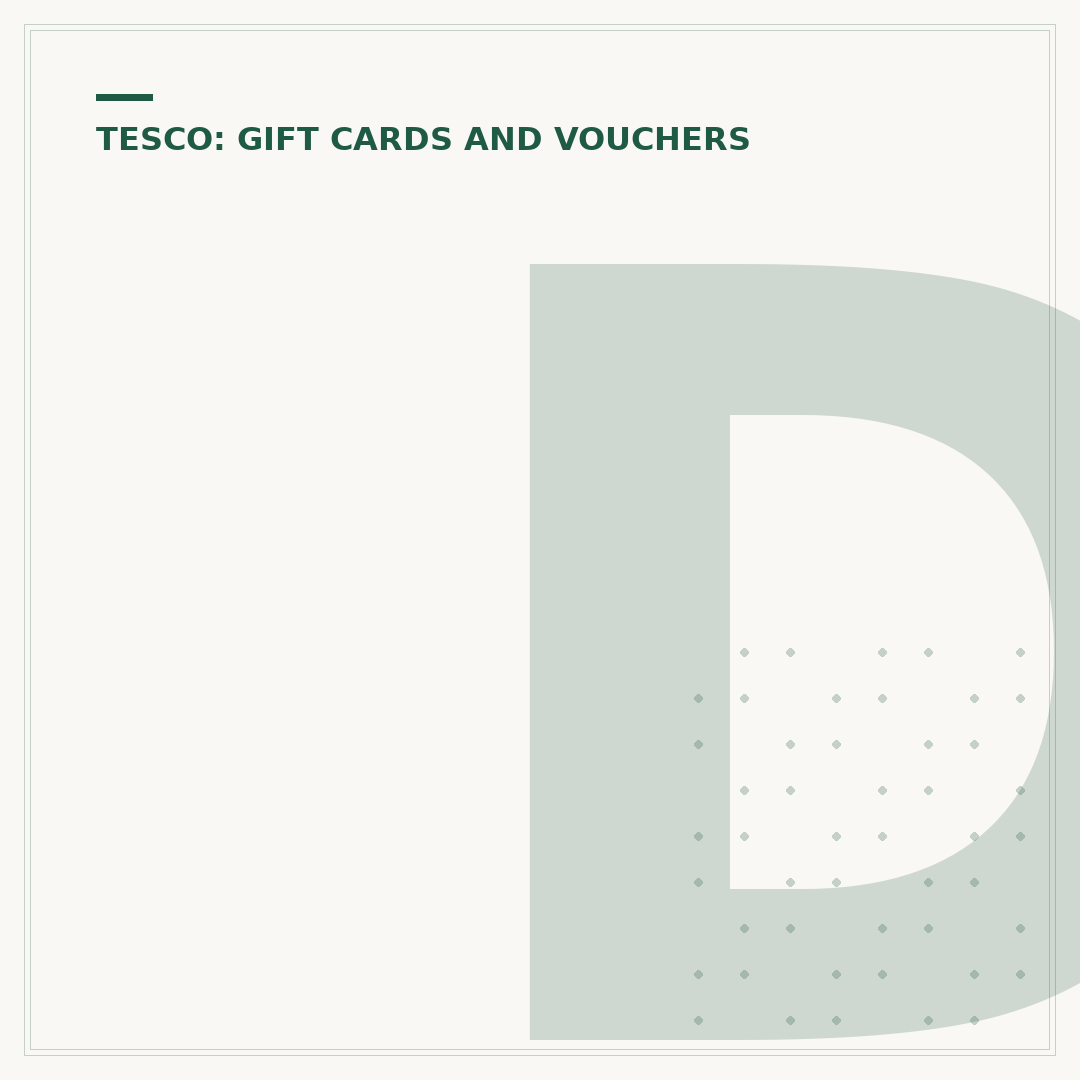 Does Tesco Sell Gift Cards?