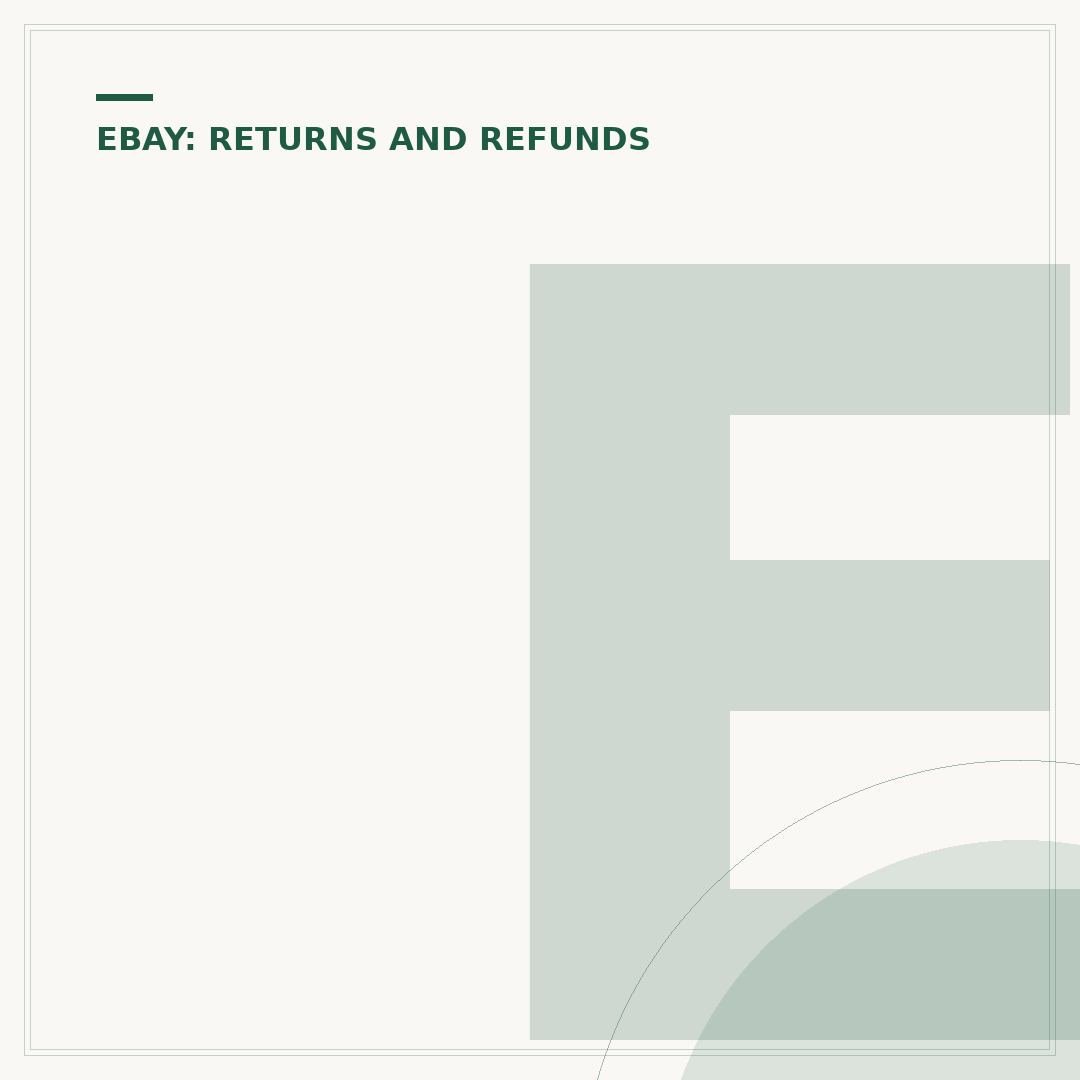 eBay Simple Delivery Refund