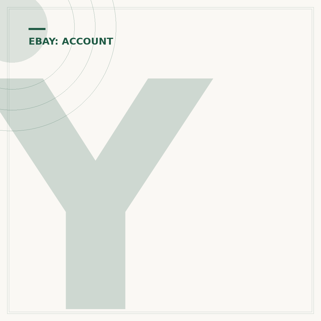 Your eBay Purchase History Account Details