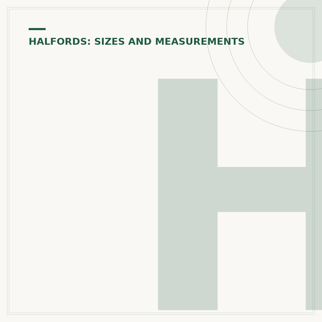 Halfords Frame Size Guide