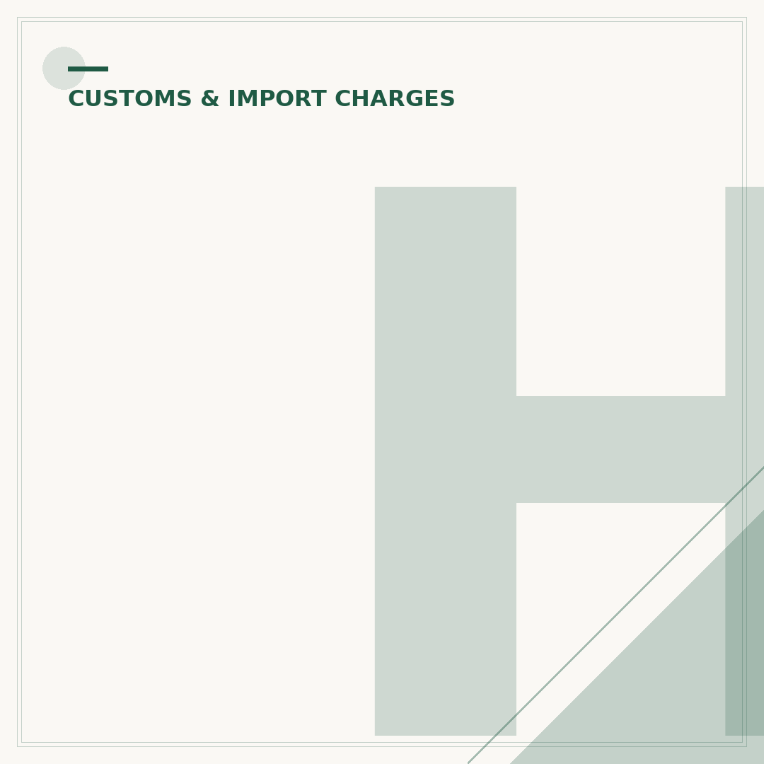 HMRC Import Duty Codes