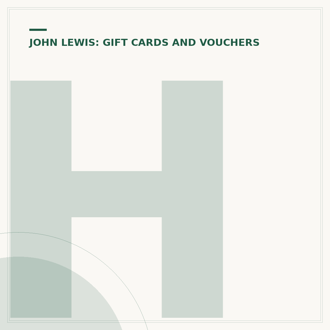 How to Use John Lewis Gift Card Online