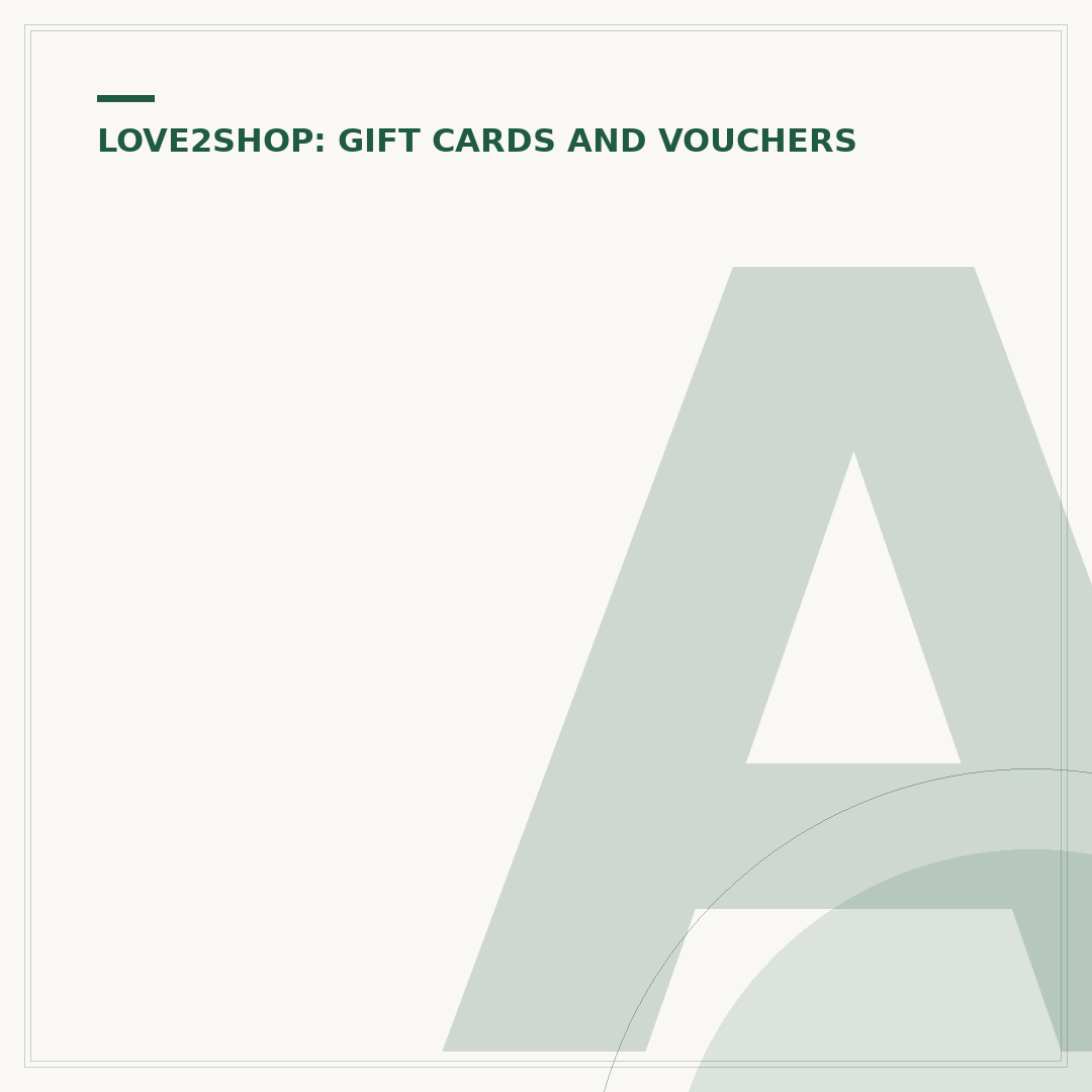 Activate a Love2shop Card