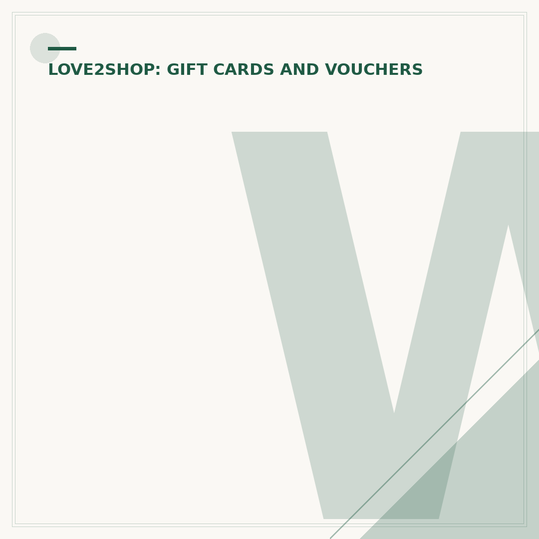Where Can I Spend My Love2shop Card?