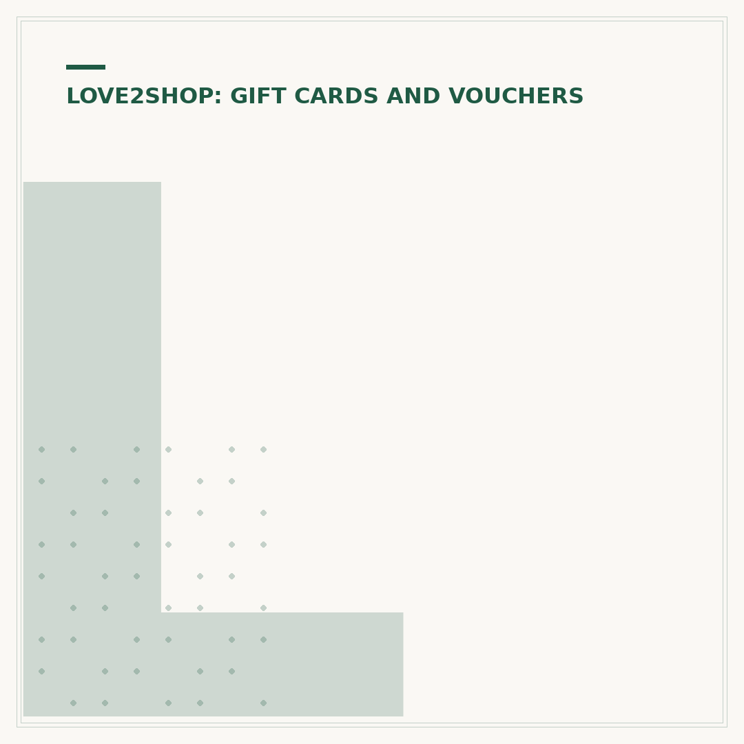 Love2shop E-Gift Card: Where to Spend