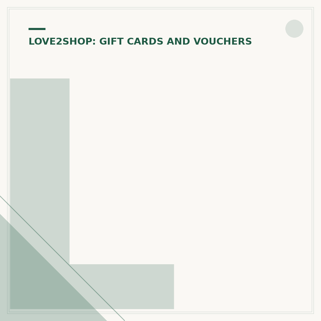 Love2shop Holidays: Where to Spend Your Vouchers