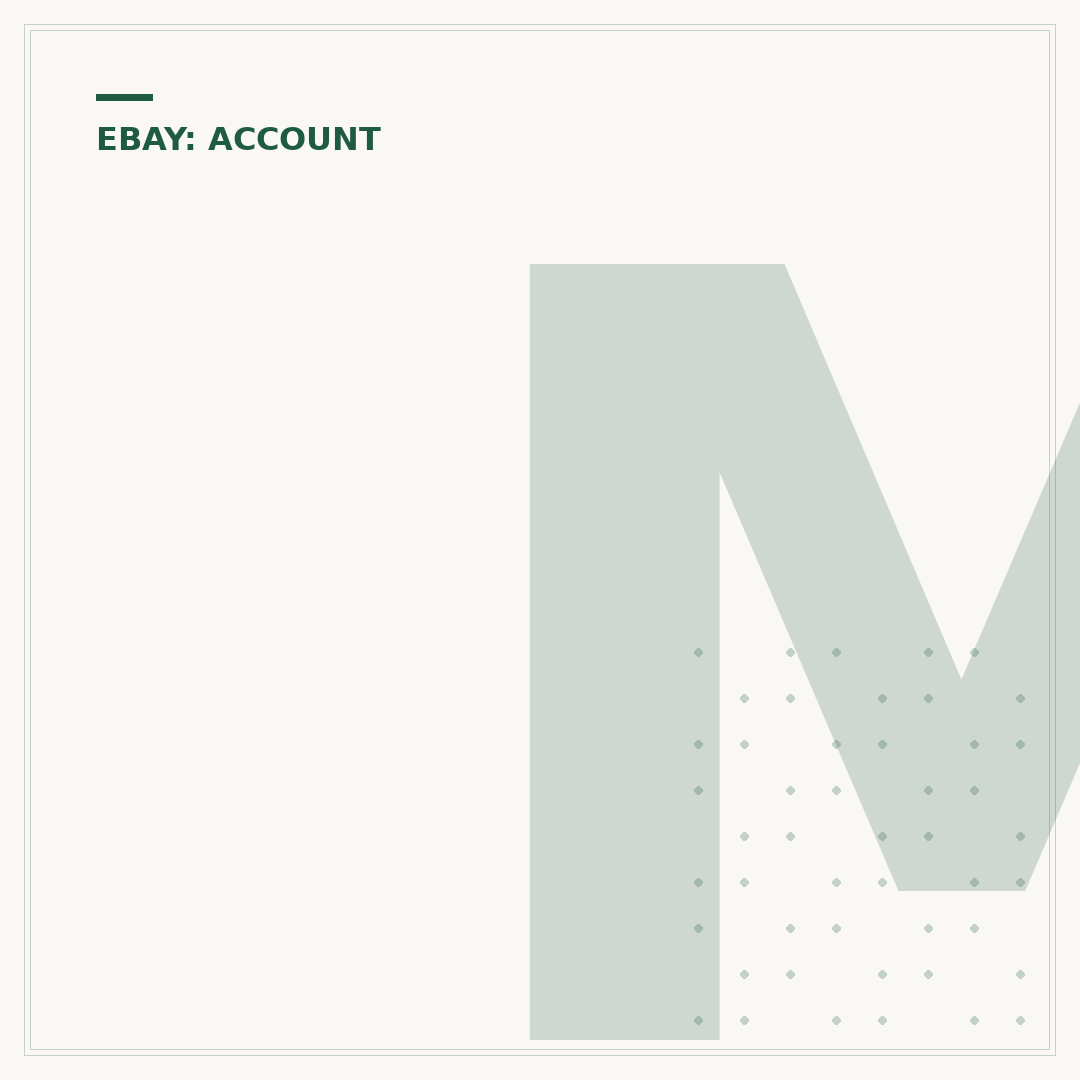 Making an eBay Account
