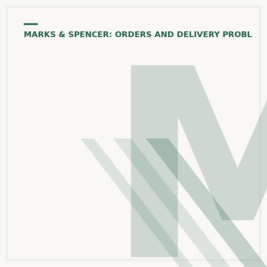 Marks and Spencer Cancel Order: Avoid Common Mistakes