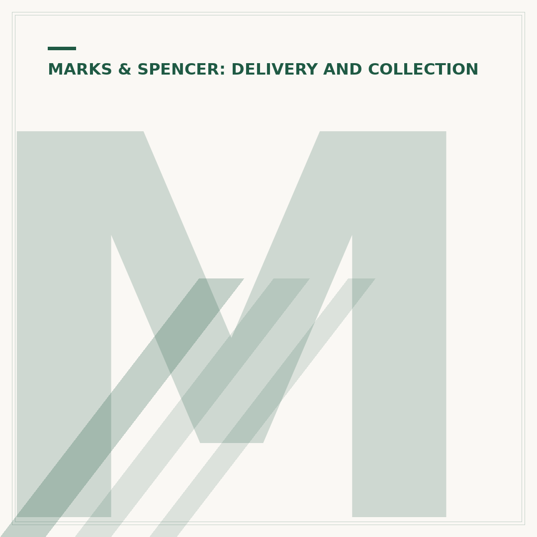 Marks and Spencer International Delivery Options Explained