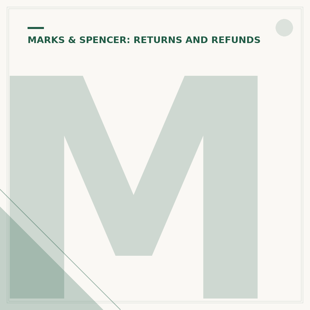 Marks and Spencer Returns Portal: How To Use It