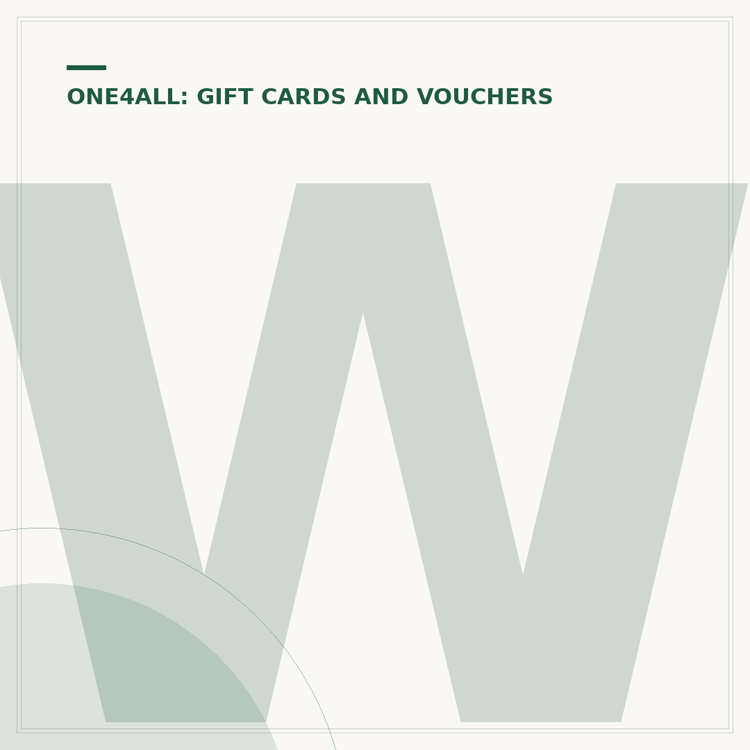 Where to Use One4All Gift Card: Shop Locations