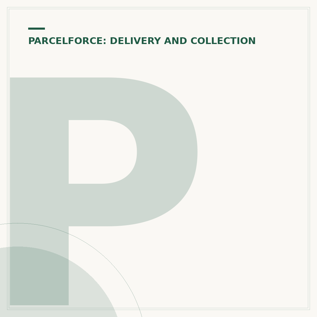 Parcelforce Drop Off at the Post Office