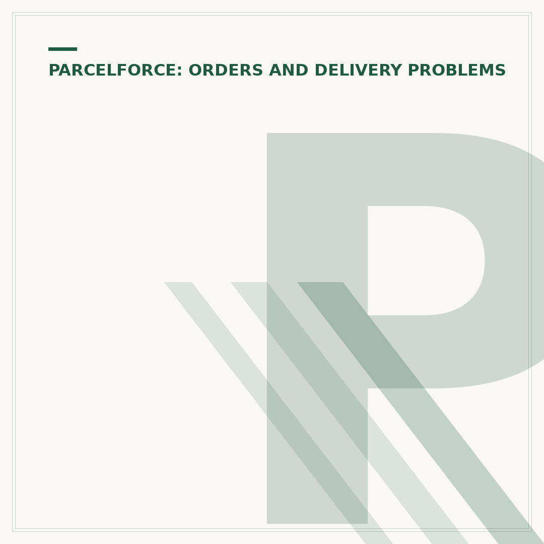 Parcelforce Lost Parcel: What to Do Next