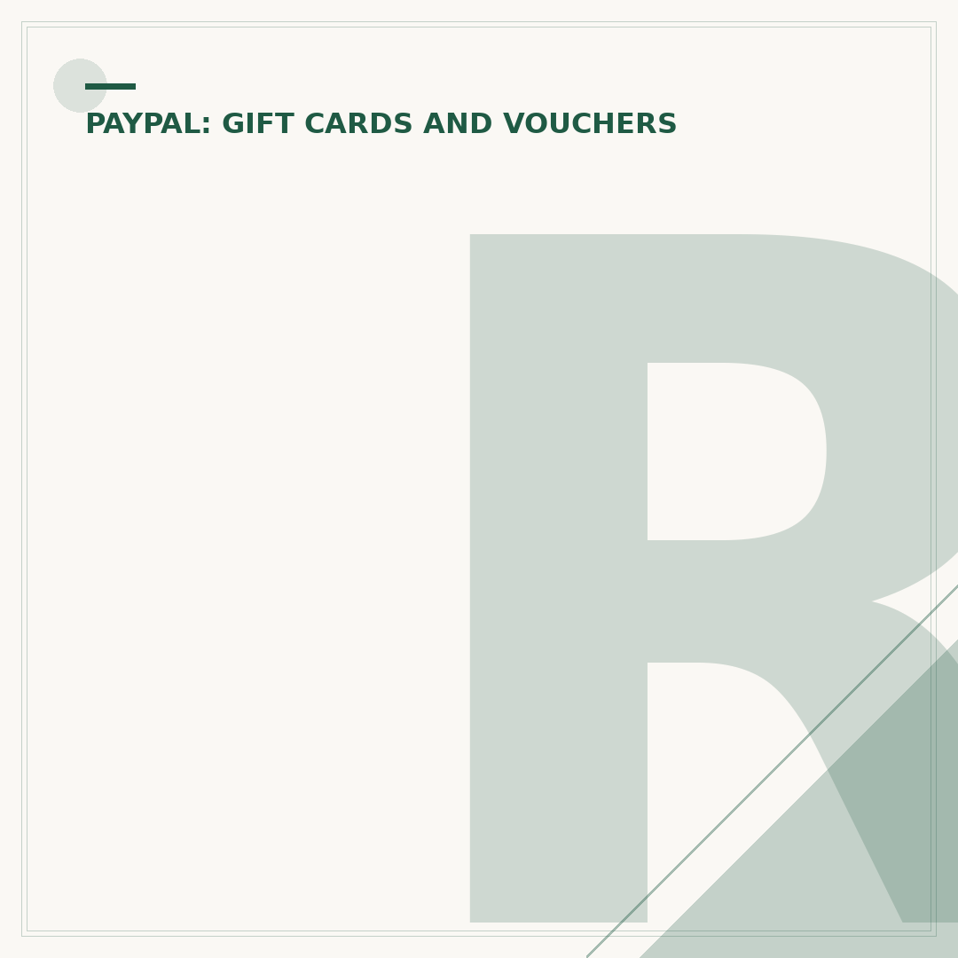 Redeem a PayPal Gift Card