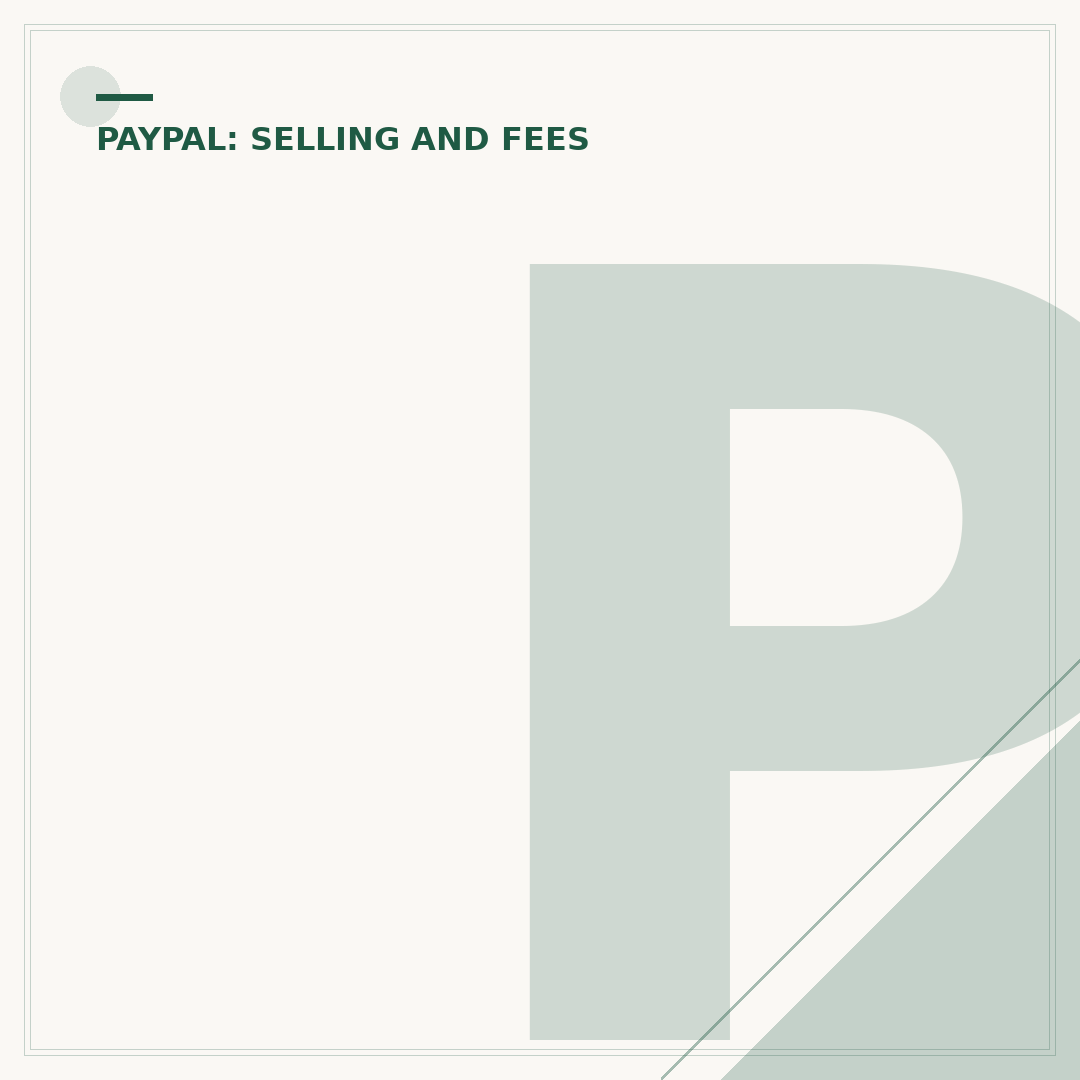 PayPal Goods and Services Fees Explained
