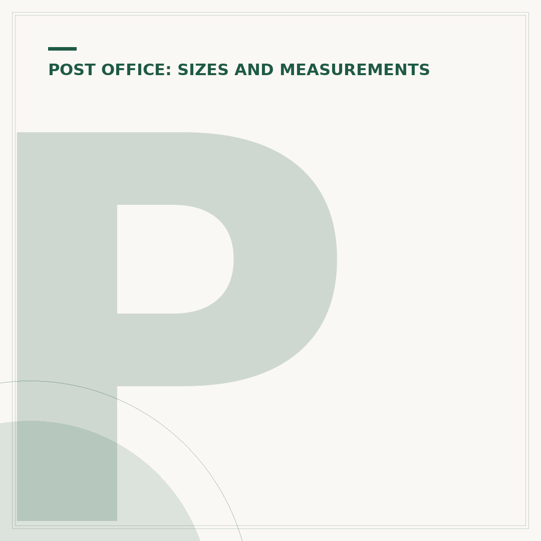 Post Office Large Letter Size: Dimensions and Rules