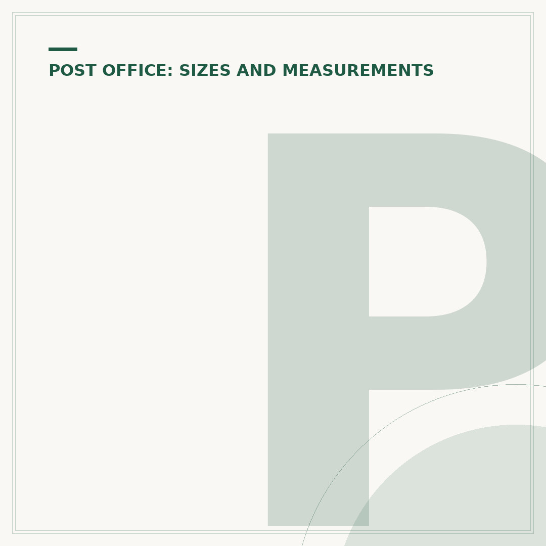 Post Office Parcel Box Sizes: UK Dimensions Explained