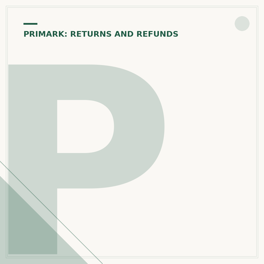 Primark Refund Policy: What You Need to Know