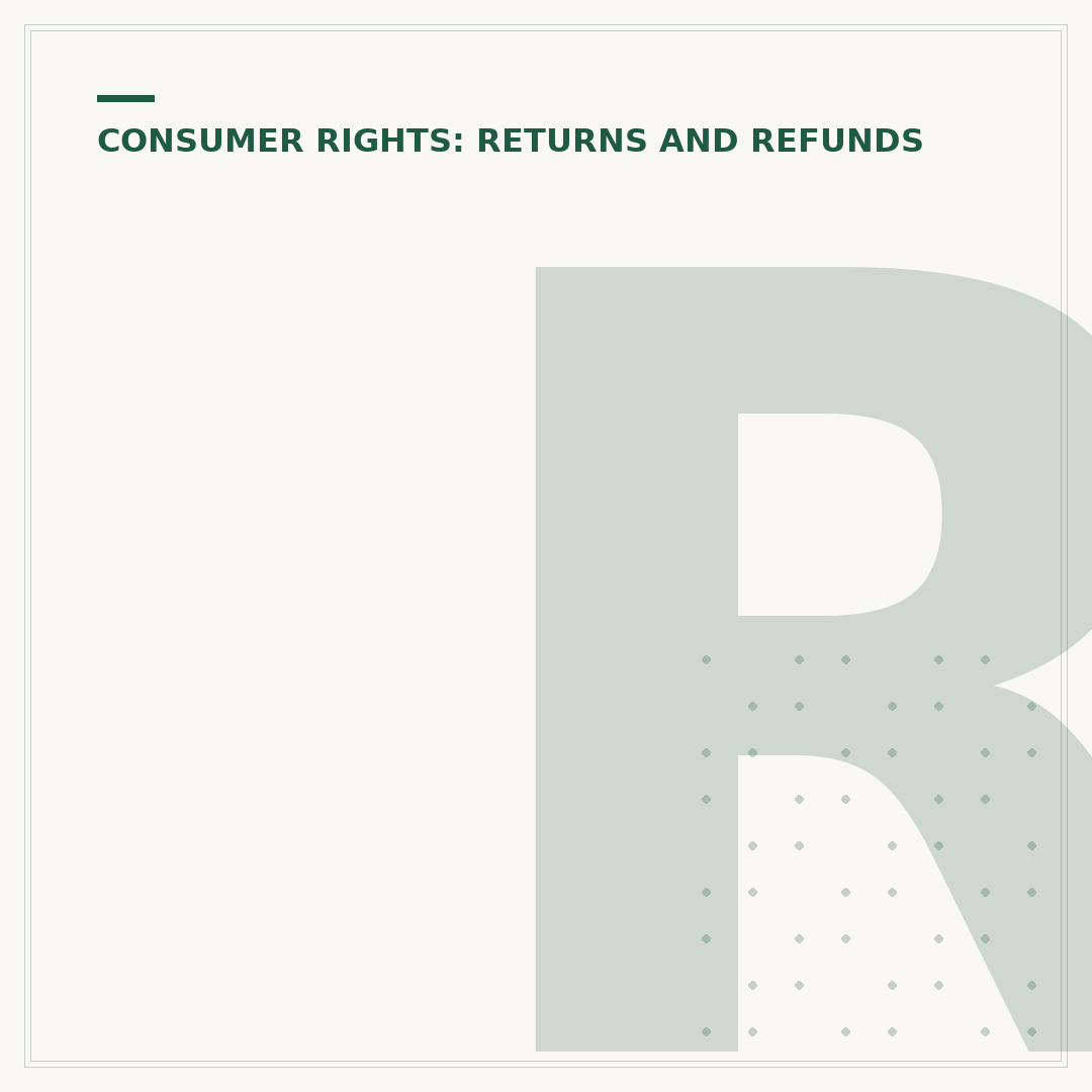 Returning Faulty Goods: Your Consumer Rights Explained