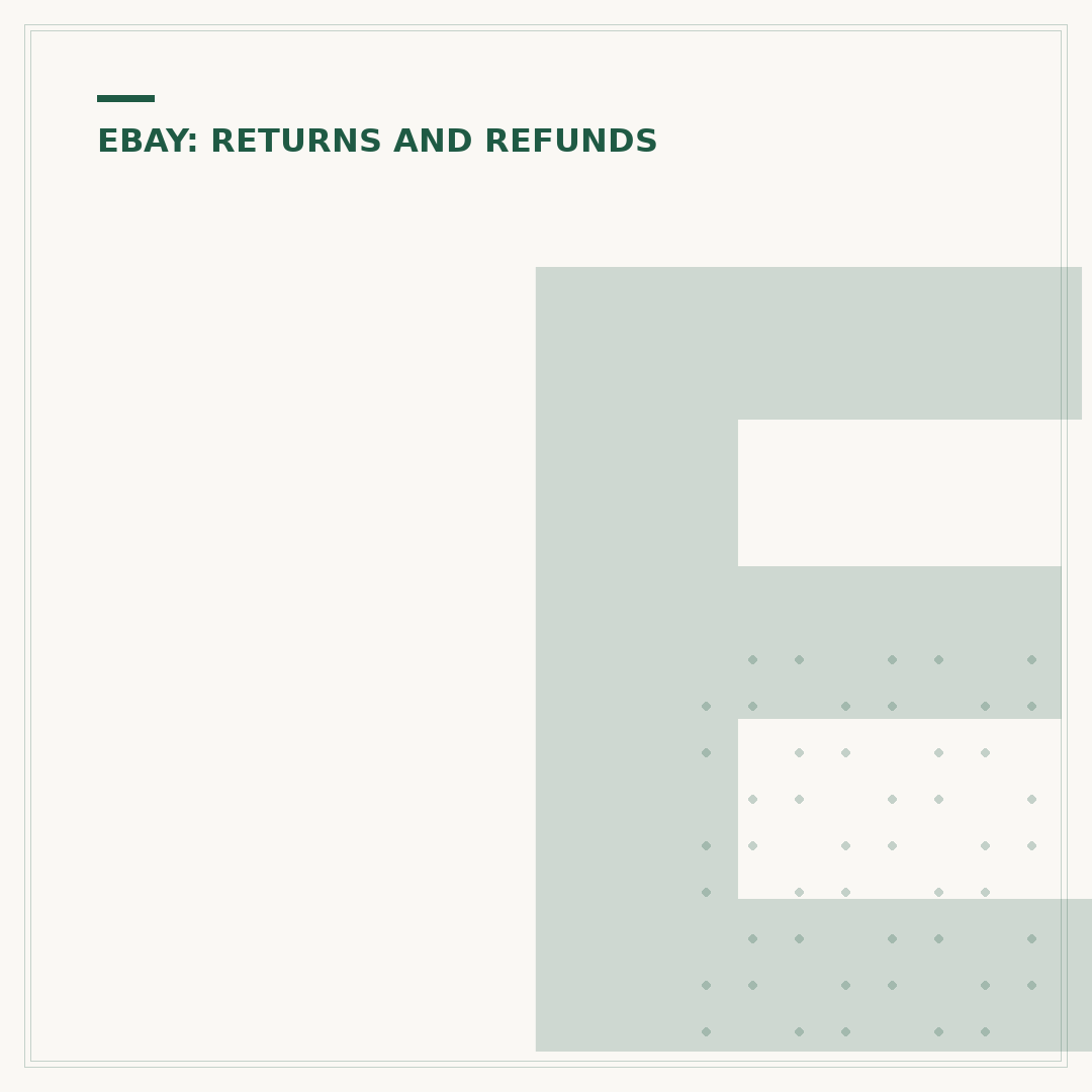 eBay Returns Not Accepted