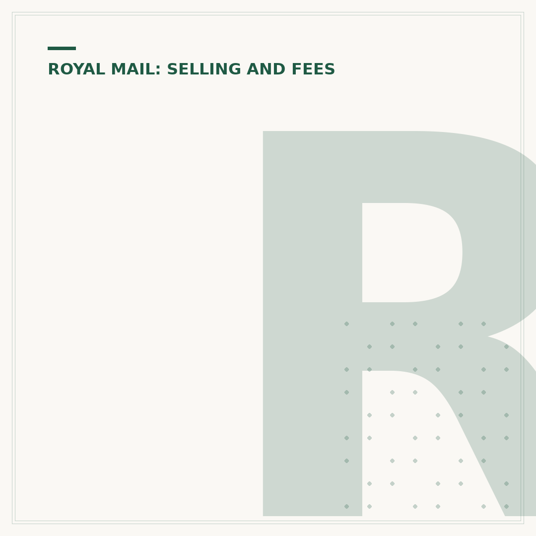 Royal Mail Fees: What You Might Pay