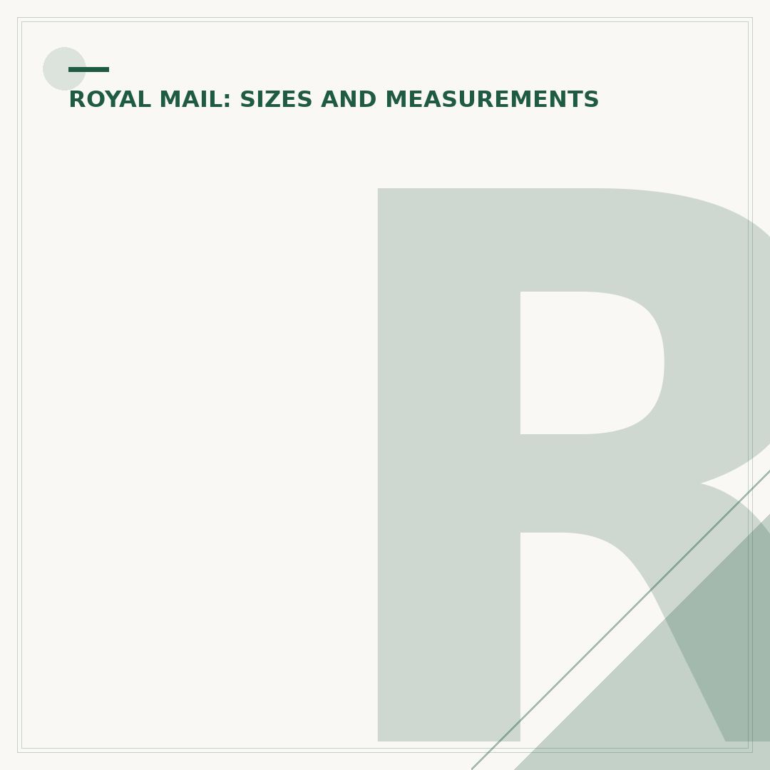Royal Mail Parcel Size Guide: Max Dimensions