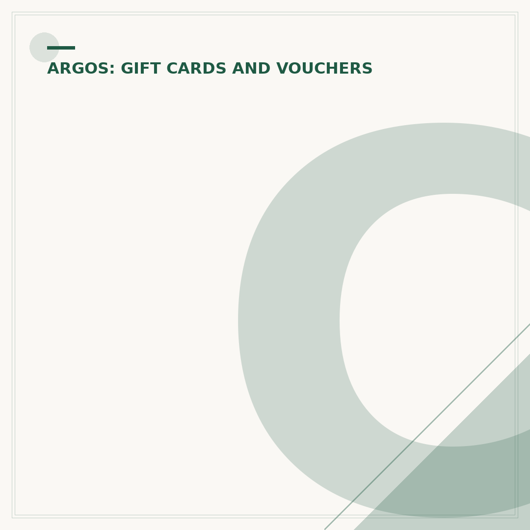 Can I Use Sainsbury's Gift Card in Argos? Check Here