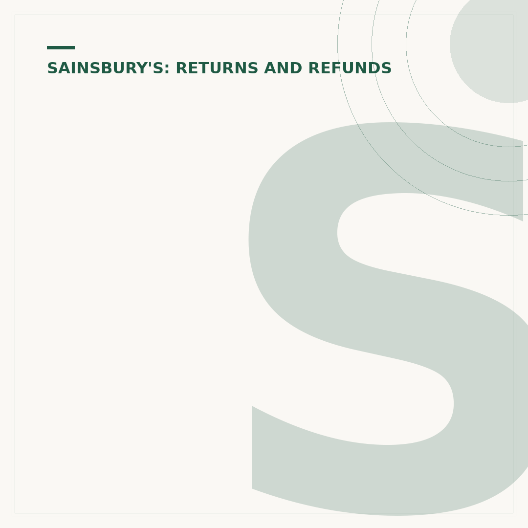 Sainsbury's Tu Clothing Returns Policy Explained