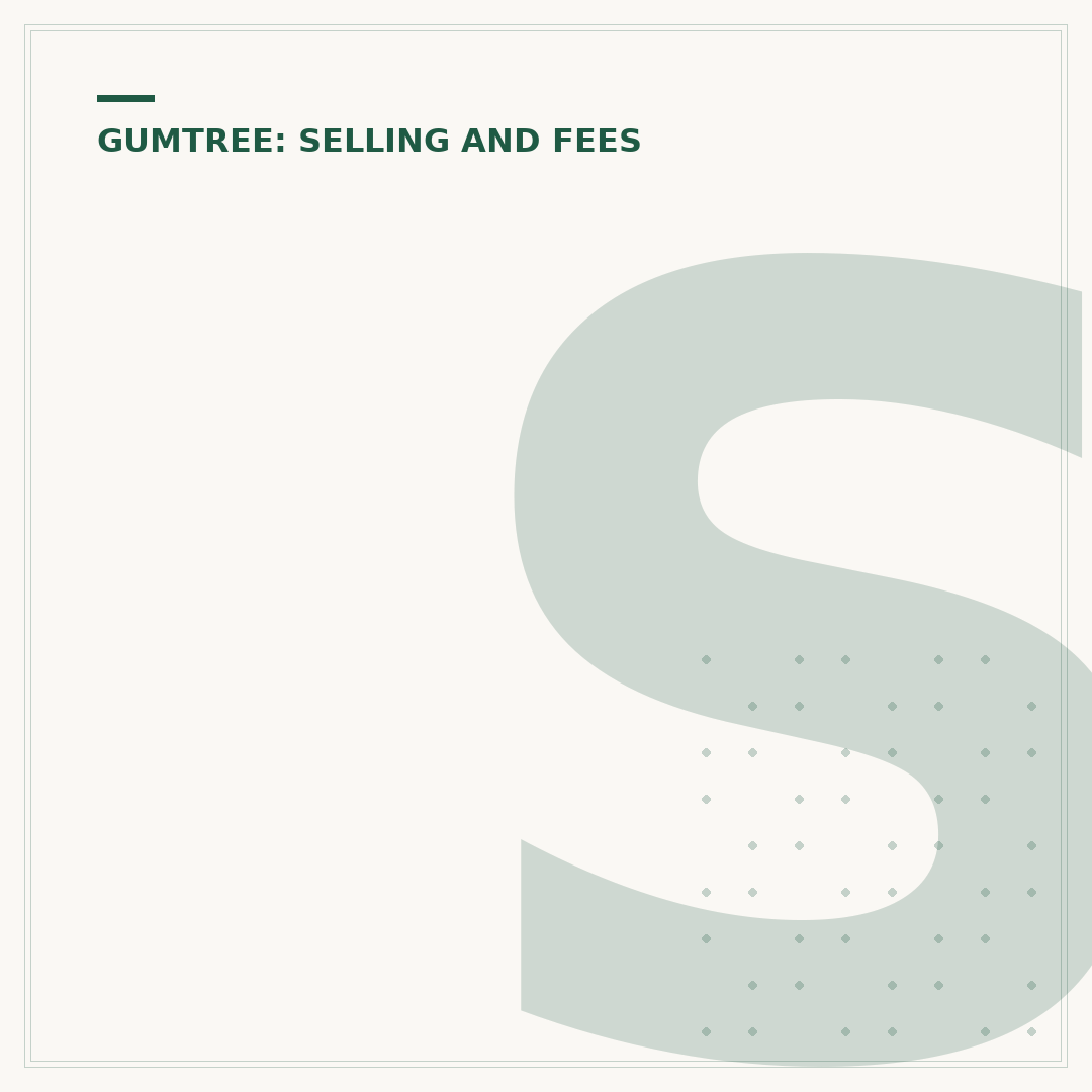 Selling Goods on Gumtree: A Strategic Approach
