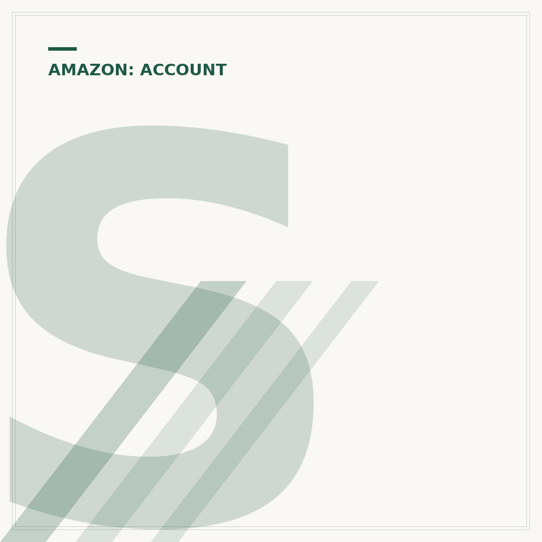 Set Up a New Amazon Account