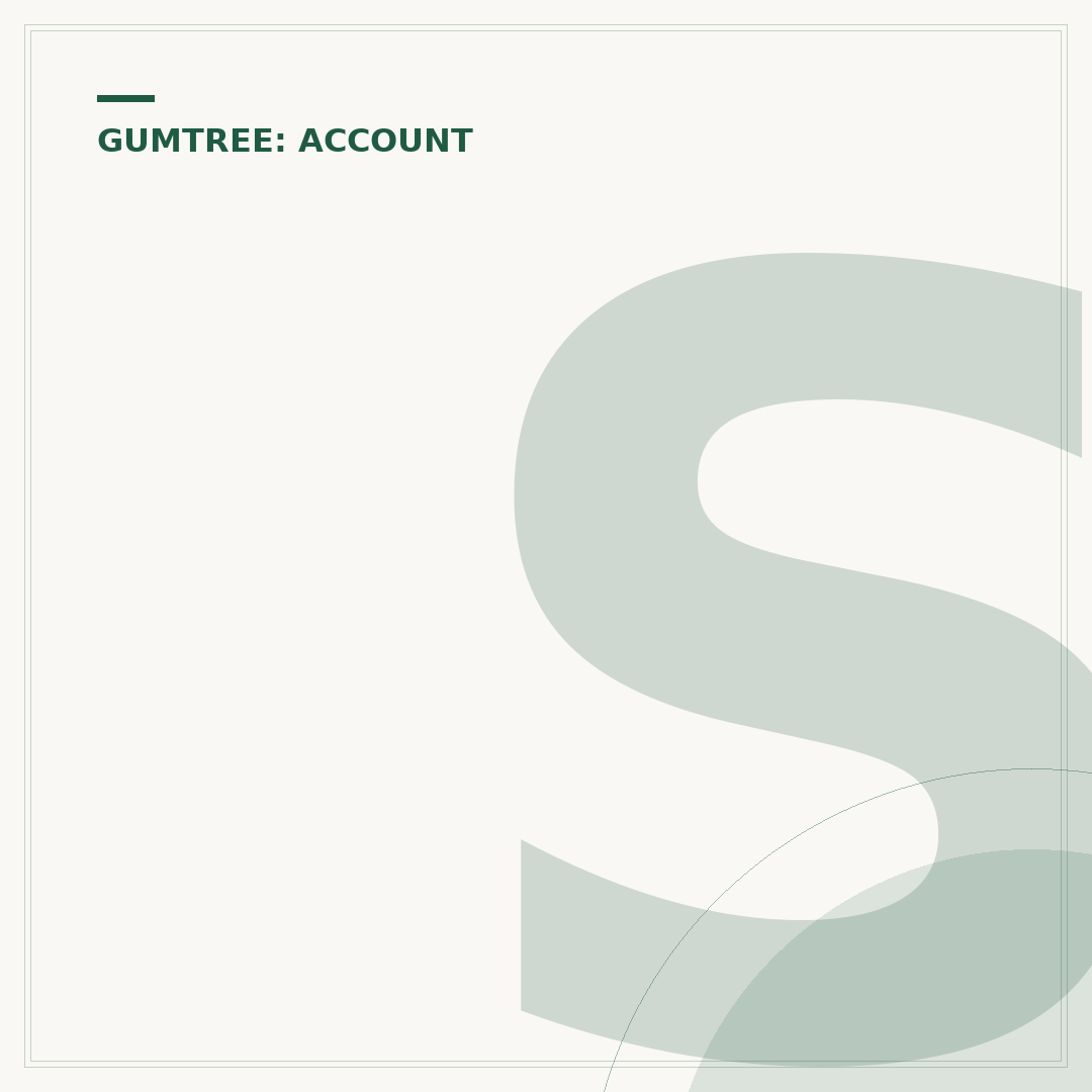 Setting Up a Gumtree Account