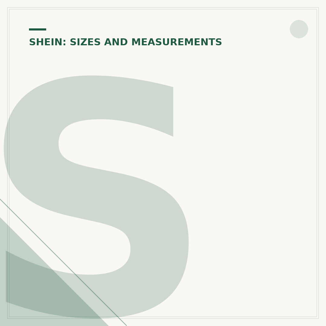 Shein Curve Size Guide: UK & International Conversions