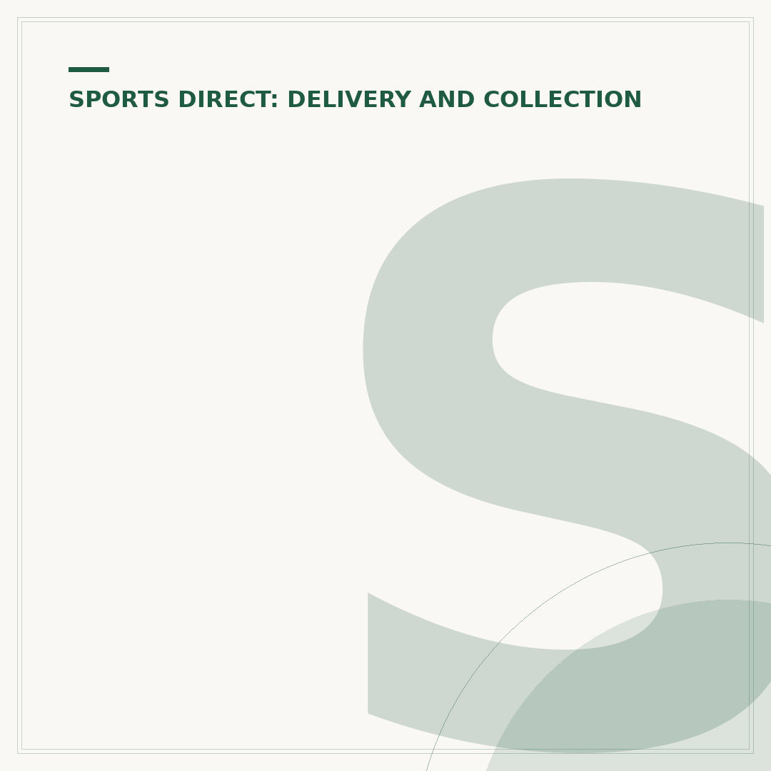 Sports Direct Delivery: Options, Costs, and How to Check
