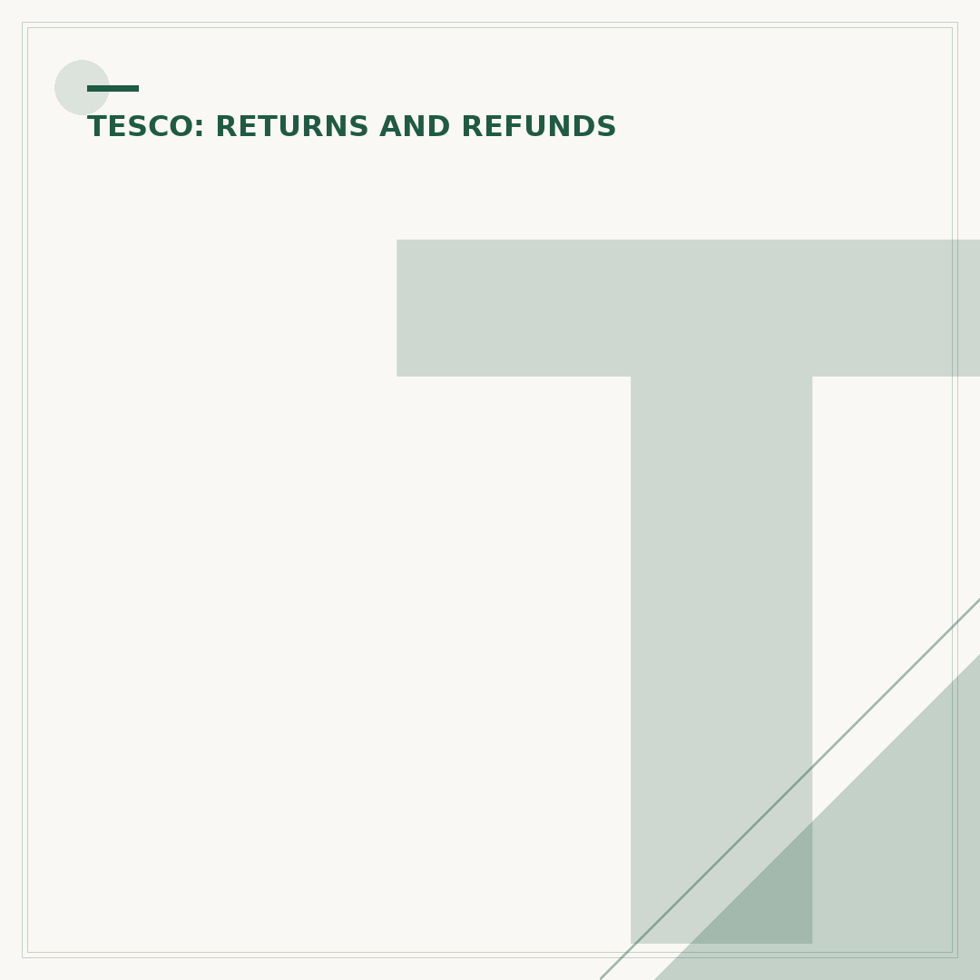Tesco Refund No Receipt: Your Options Explained