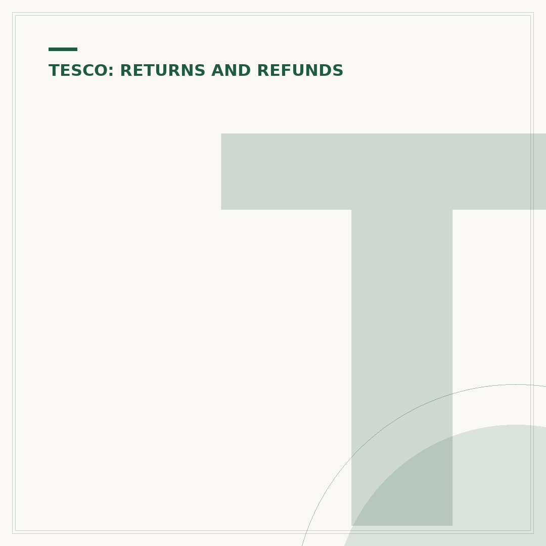 Tesco Return Policy: What You Need to Know