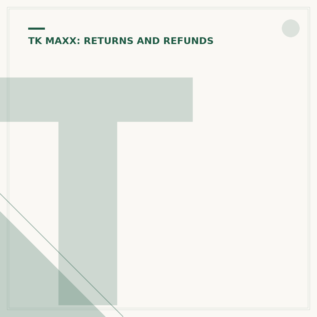 TK Maxx Return Policy Without Receipt: Your Options