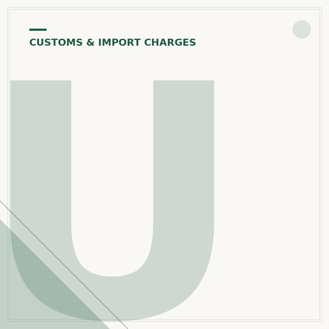 UK Customs Charges From USA: Understanding Your Import Costs