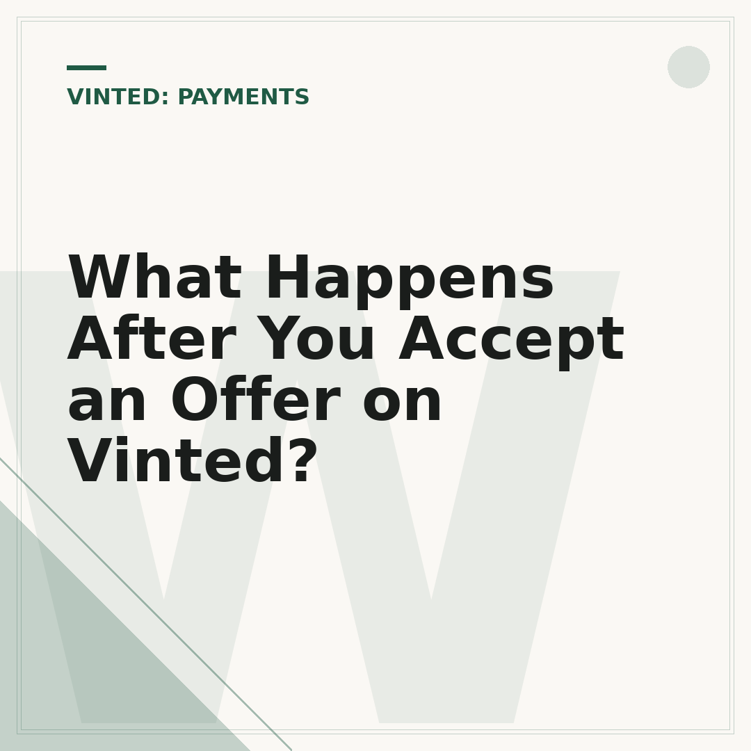 What Happens After You Accept an Offer on Vinted?