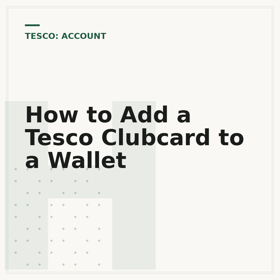 How to Add a Tesco Clubcard to a Wallet