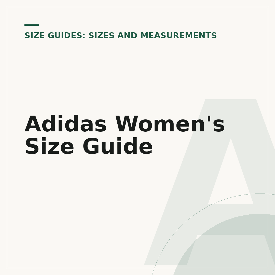 Adidas Women's Size Guide