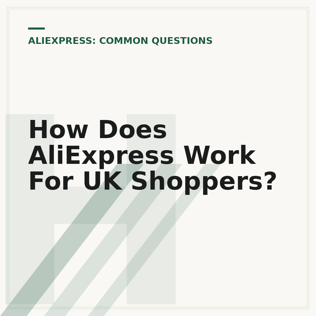 How Does AliExpress Work For UK Shoppers?