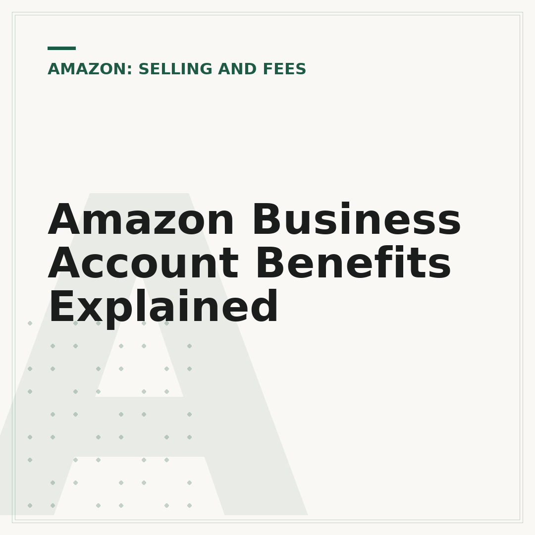 Amazon Business Account Benefits Explained